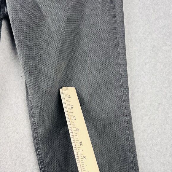 $$SOLD:SE110825$$ Gray Straight Fit Casual Office Trousers Career - Picture 15 of 15